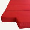 Cama Camper Ford Transit Connect - 8cm De Grosor Con Hr 25kg/m3 Y  6cm De Viscoelástica - Rojo