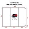 Cama Para Camper Nissan Nv300 Combi - 5cm Grosor Con Hr Suave 20kg/m3 - Rojo