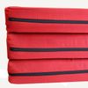 Colchón Para Volkswagen California Beach T5 - 8cm De Grosor Con Hr 30kg/m3 Y 3cm De Viscoelástica - Rojo