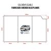 Cama Para Camper Volkswagen California T4 - 5cm Grosor Con Hr Suave 20kg/m3 - Negro