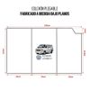 Cama Para Volkswagen California T4 - 5cm Grosor Con Hr 20kg/m3. Suave, 3cm De Viscoelástica - Negro