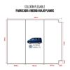 Cama Camper Volkswagen Caravelle T6 - 3cm De Grosor Con Hr 20kg/m3 De Sensación Suave - Gris