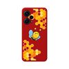 Funda Silicona Líquida Roja Para Xiaomi Poco F5 5g Diseño Abeja Dibujos