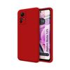Funda Silicona Líquida Ultra Suave Xiaomi Redmi Note 12s Color Rojo