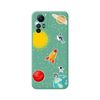 Funda Silicona Líquida Verde Xiaomi Redmi Note 12s Diseño Espacio Dibujos