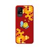 Funda Silicona Líquida Roja Tcl 408 Diseño Abeja Dibujos