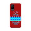 Funda Silicona Líquida Roja Tcl 408 Diseño Agua Dibujos