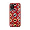 Funda Silicona Líquida Roja Tcl 408 Diseño Catrina Dibujos