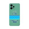 Funda Silicona Líquida Verde Xiaomi Redmi 12 Diseño Agua Dibujos
