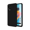 Funda Silicona Líquida Ultra Suave Oppo A78 4g Color Negra