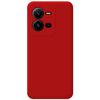 Funda Silicona Líquida Ultra Suave Para Vivo X80 Lite 5g Color Roja