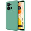 Funda Silicona Líquida Ultra Suave Para Vivo X80 Lite 5g Color Verde