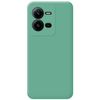 Funda Silicona Líquida Ultra Suave Para Vivo X80 Lite 5g Color Verde