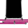 Funda Colgante Transparente Para Oppo A78 4g Con Cordon Rosa Fucsia