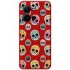 Funda Silicona Líquida Roja Para Vivo X80 Lite 5g Diseño Catrina Dibujos