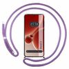 Funda Colgante Transparente Para Oneplus Nord 3 5g Con Cordon Morado