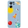 Funda Silicona Líquida Azul Para Xiaomi 13t / 13t Pro 5g Diseño Espacio Dibujos