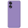 Funda Silicona Líquida Ultra Suave Para Oppo A18 Color Morada