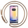 Funda Colgante Transparente Para Samsung Galaxy A25 5g Con Cordon Camel