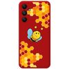 Funda Silicona Líquida Roja Para Samsung Galaxy A05s Diseño Abeja Dibujos