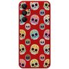 Funda Silicona Líquida Roja Para Samsung Galaxy A05s Diseño Catrina Dibujos