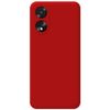 Funda Silicona Líquida Ultra Suave Para Oppo A18 Color Roja