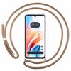 Funda Colgante Transparente Para Oppo A18 Con Cordon Camel