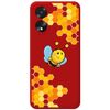 Funda Silicona Líquida Roja Para Oppo A18 Diseño Abeja Dibujos