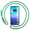 Funda Colgante Transparente Para Vivo V40 Se 5g Con Cordon Verde Agua