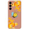 Funda Silicona Líquida Rosa Para Samsung Galaxy A35 5g Diseño Abeja Dibujos