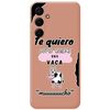 Funda Silicona Líquida Rosa Para Samsung Galaxy A35 5g Diseño Vaca Dibujos