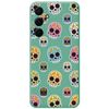 Funda Silicona Líquida Verde Para Samsung Galaxy A35 5g Diseño Catrina Dibujos