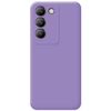 Funda Silicona Líquida Ultra Suave Para Vivo V40 Se 5g Color Morada