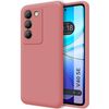 Funda Silicona Líquida Ultra Suave Para Vivo V40 Se 5g Color Rosa