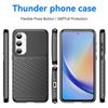 Funda Gel Flexible Thunder Armor Para Samsung Galaxy A35 5g Color Negra