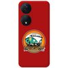 Funda Silicona Líquida Roja Para Honor X7b Diseño Adventure Dibujos