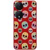 Funda Silicona Líquida Roja Para Honor X7b Diseño Catrina Dibujos