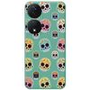 Funda Silicona Líquida Verde Para Honor 90 Smart 5g Diseño Catrina Dibujos