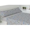 Juego Sábanas Tres Piezas Paduana Stars Cama 105 Gris