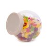 Plastic Forte Candy - Juego De 2 Botes Para Golosinas 1l Con 2 Posiciones. Marrón