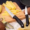 3 Claveles Evo - Cuchillo De Verduras 9 Cm Acero Inoxidable Mango Polipropileno