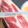 3 Claveles Evo - Set Cuchillo Jamonero Flexible De 25 Cm Con Chaira De 20 Cm