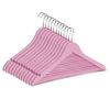 Pack De 12 Perchas De Madera (rosa)