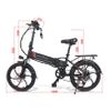 Bicicleta Eléctrica Plegable Samebike 20lvx-ii 350w-48v-10,4ah (499wh) - Rueda 20"