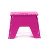 Pack De 2 Taburetes Plegables Multiusos - 25x21x21 - Escalera Antideslizante De Pvc - Altillo Para Cocina, Baño O Dormitorio - Fucsia