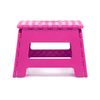 Pack De 2 Taburetes Plegables Multiusos - 29x22x22 - Escalera Antideslizante De Pvc - Altillo Para Cocina, Baño O Dormitorio - Fucsia