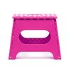 Pack De 2 Taburetes Plegables Multiusos - 29x22x27 - Escalera Antideslizante De Pvc - Altillo Para Cocina, Baño O Dormitorio - Fucsia