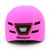 9transport Casco Urbano Con Luces Integradas, Ideal Para Escooter Y Ebike, Rosa Talla L