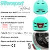 9transport Casco Urbano Con Luces Integradas, Ideal Para Escooter Y Ebike, Rosa Talla L