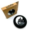 Rueda Yin Yang Nokaic 110mm Para Patinete Freestyle, Goma Negra Y Núcleo De Disco Negro-plata